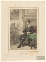 Leonardus Marius van der Goes Addressing a Man and a Woman (Leonardus Marius)