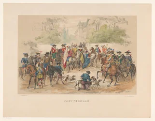 Seventh Group of Utrecht Masquerade in 1856