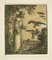 St. Paul the Hermit (Elijah) Fed by the Ravens