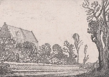 The House with the Stepped Gable (from Verscheyden Landtschapjes Various Little Lands)