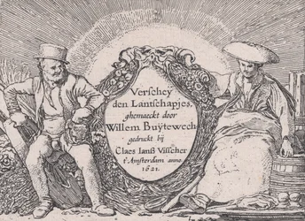 Titlepage, from Verscheyden Landtschapjes Various Little Landscapes, Plate 1