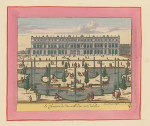 View of the Palace of Versailles from the Side of the Park and Gardens