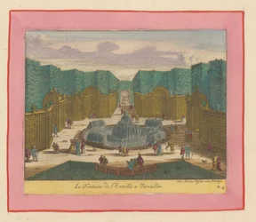 Fountain in the Star Grove in the Gardens of Versailles