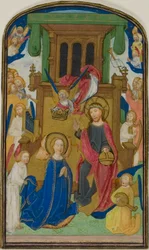 The Coronation of the Virgin, from a Book of Hours