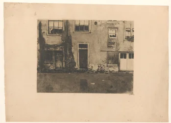 View of the Rear of the Zeedijk in Amsterdam