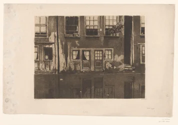 Houses on the Oudezijds Achterburgwal in Amsterdam