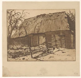 Barn with Fence in Brabant