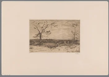 Landscape with Bare Trees and Woodcutters