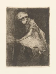 Reading Girl (in profile)