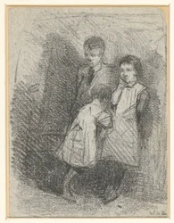 Group of Three Children