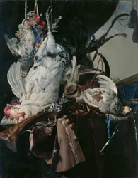 Still Life with Game and Hunting Gear