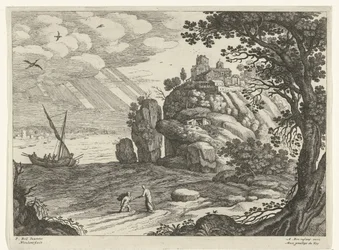 Miraculous Catch of Fish, Italian Landscapes (series title)