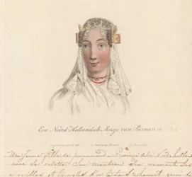 Headgear of a Girl from Purmerend, 1816