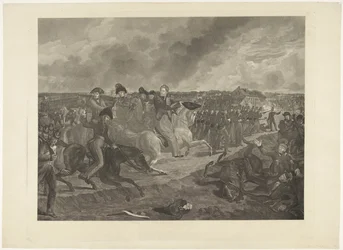 Prince of Orange in the Battle of Quatre-Bras, 1815
