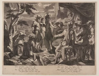 Areopagite Judges of Athens, plate 8 from Thrones of Justice
