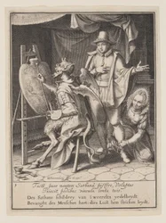 The Devil Painting Man’s Heart, from Allegory of the Misuse of Worldly Property