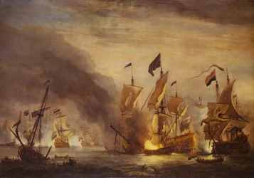 The Burning of HMS 