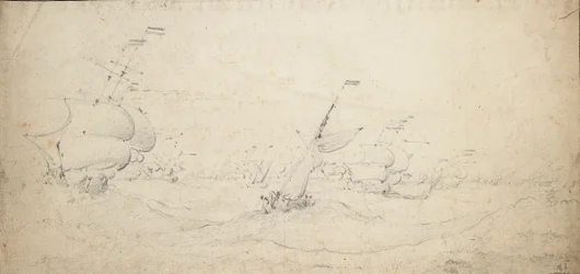 A Dutch Rear Squadron Going to Windward in a Heavy Sea (c.1672)