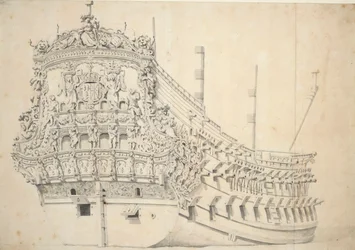 Portrait of a French Two-Decker. Built in Holland 1666-1667, c.1667
