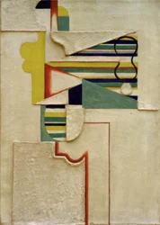 Figure with Stripes
