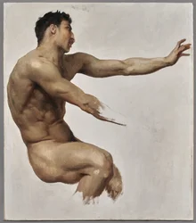 Study of Satyr for Nymphs and Satyr