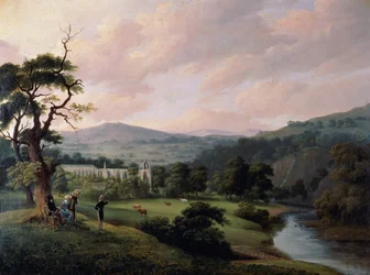 Bolton Abbey from the River Wharfe