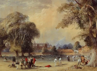 Cricket on the College Field, c.1835