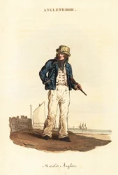 British sailor in Lord Nelson