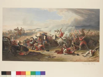 The Field of Prestonpans (engraved by Mouilleron)