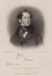 Thomas Moore, Irish poet and biographer of Lord Byron (engraving)