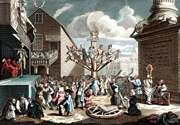 Emblematical print of the South Sea Scheme