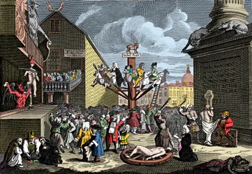 Emblematical print of the South Sea Scheme