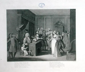 Justice triumphs, engraved by Thomas Cook