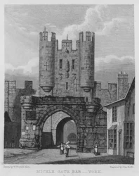 Mickle Gate Bar, York (engraving)