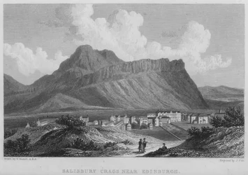 Salisbury Crags near Edinburgh