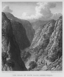 The Head of Dove Dale, Derbyshire