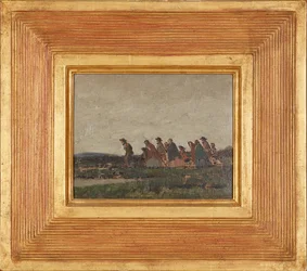 Figures Crossing a Landscape