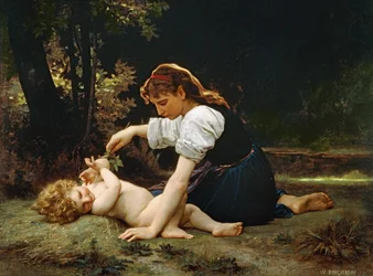 Young Woman and Child