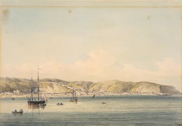 The Town of Valparaiso on the Coast of Chili