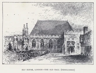 Ely House, London, The Old Hall, demolished