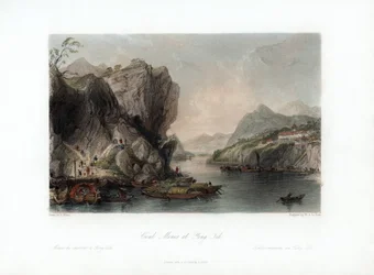 Coal Mines at Ying-Tih, China, c1840