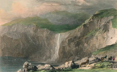 Waterfall & Stone Quarry, Near Boscastle