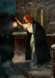 She Stood and Swung the Lantern Slowly from Side to Side