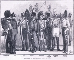 Uniforms of the British Army in 1855