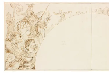 Sketch for Mural at Wallington Hall