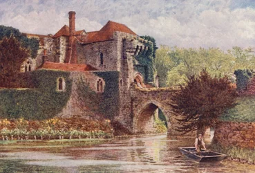 The Old Gateway and Bridge, Leeds Castle