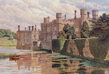The West Front of Leeds Castle