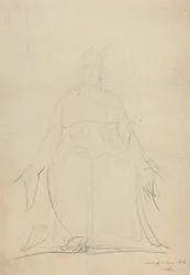 An Ascending Spiral of Figures [recto], probably c.1820
