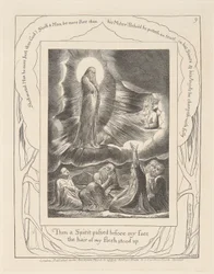 Book of Job, Plate 9, The Vision of Eliphaz