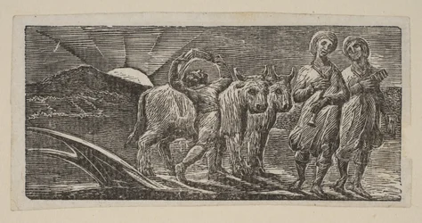 Boy Returning Joyfully, with Plough and Oxen, from Thornton